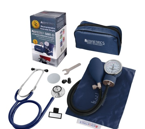 KIT BAUMA ANEROIDE DE DOS MANGUERAS CON ESTETOSCOPIO DUPLEX 5881-D